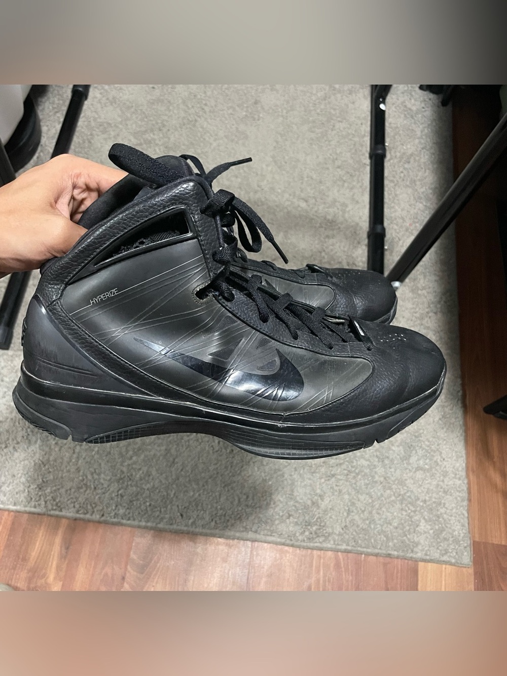 Nike Black Hyperize Size 13